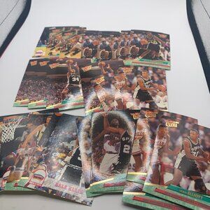 33ct 1992-1993 Ultra Fleer San Antonio Spurs Basketball Trading Cards NRMT